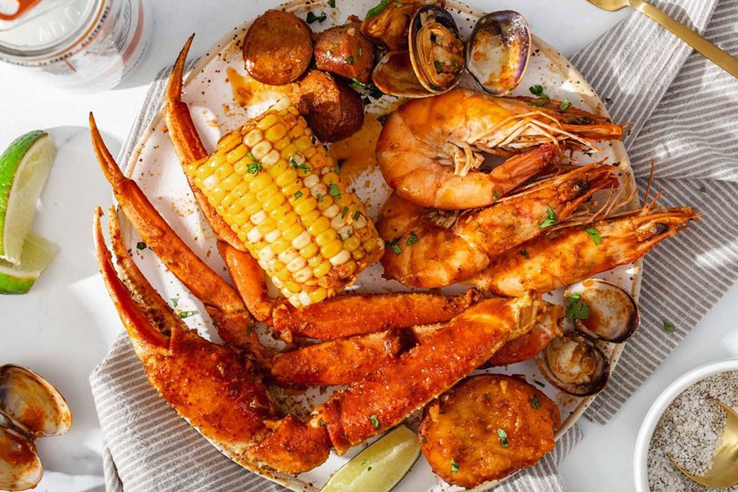 Seafood Platter 
 your tastebud craves